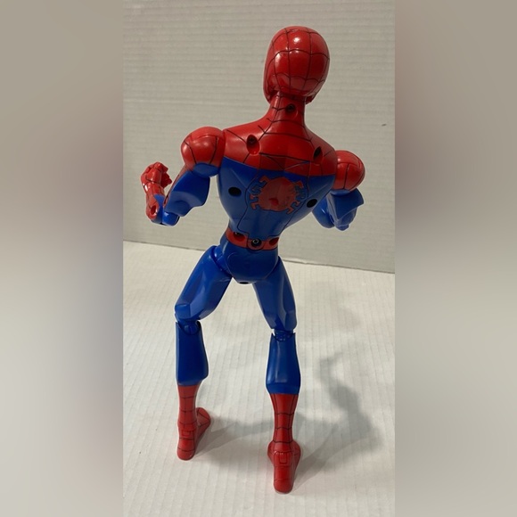 Spiderman 12" Adelaide 2008 Talking & Poseable Action Figure Pre Owned - Picture 3 of 4